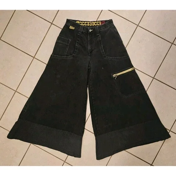 Jnco Jeans Original USA Made OG 90s Black 50 Inch Crime Scene 29